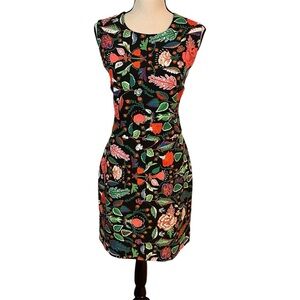 Essentiel Antwerp Colorful Print Sleeveless Dress Sz-38
